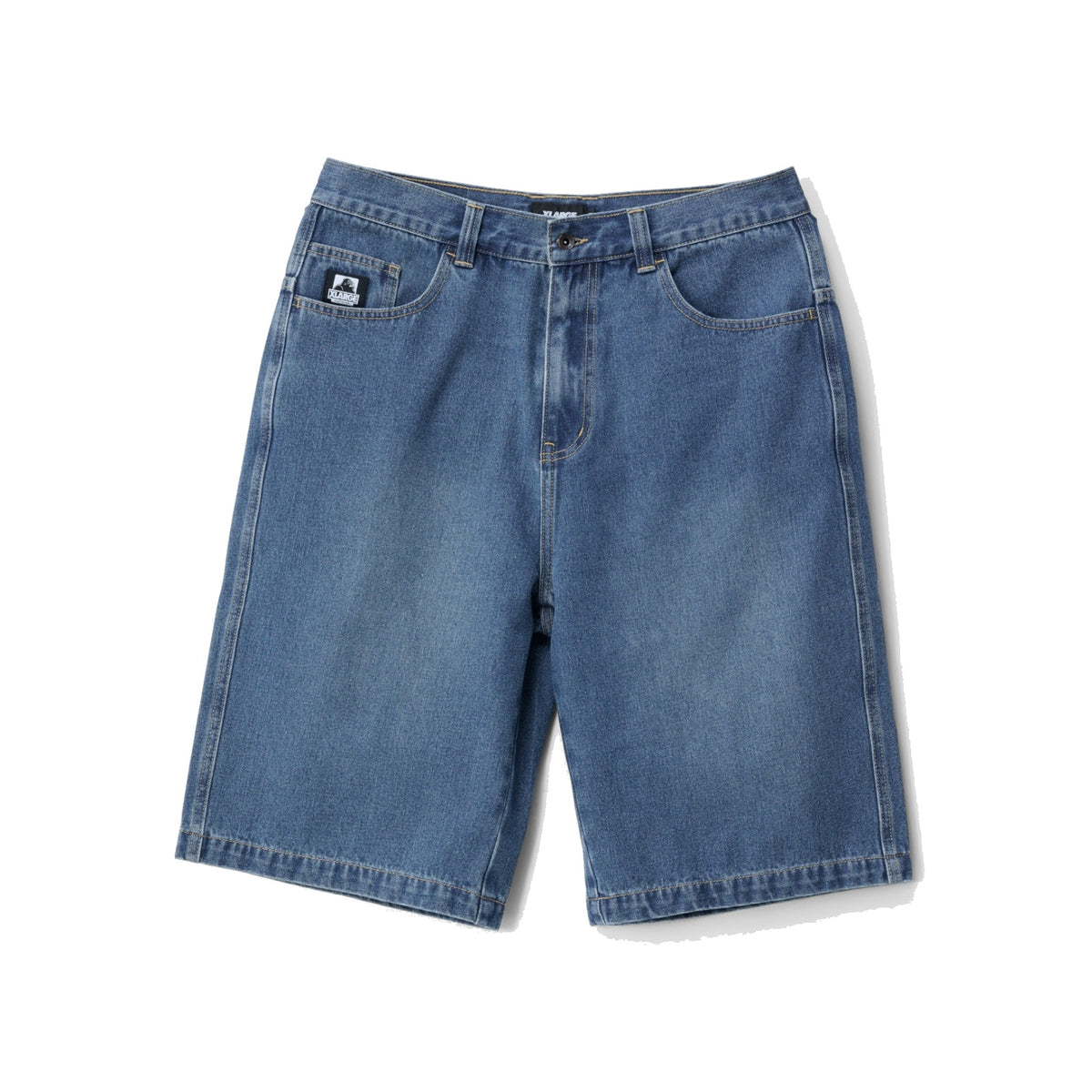 XLARGE - EMBOSSED BAGGY DENIM 91 SHORT - BLUE INDIGO