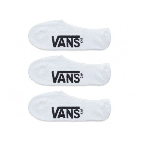 VANS - CLASSIC SUPER NO SHOW 3PK - WHITE