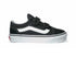 VANS - OLD SKOOL V KIDS - BLACK/WHITE