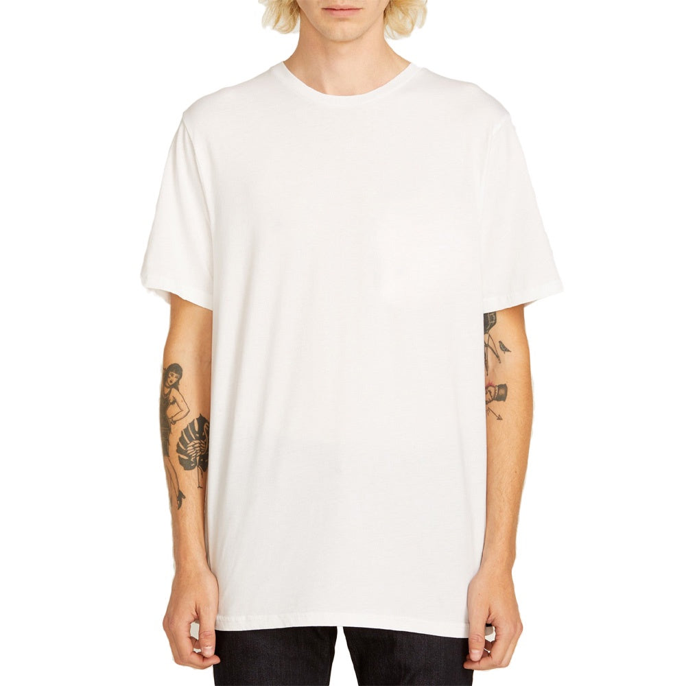 VOLCOM - SOLID S/S TEE - WHITE - Antisocial Collective