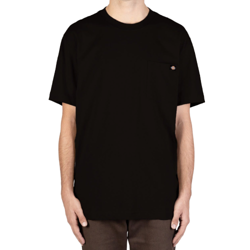DICKIES - HEAVYWEIGHT CREW TEE - BLACK - Antisocial Collective