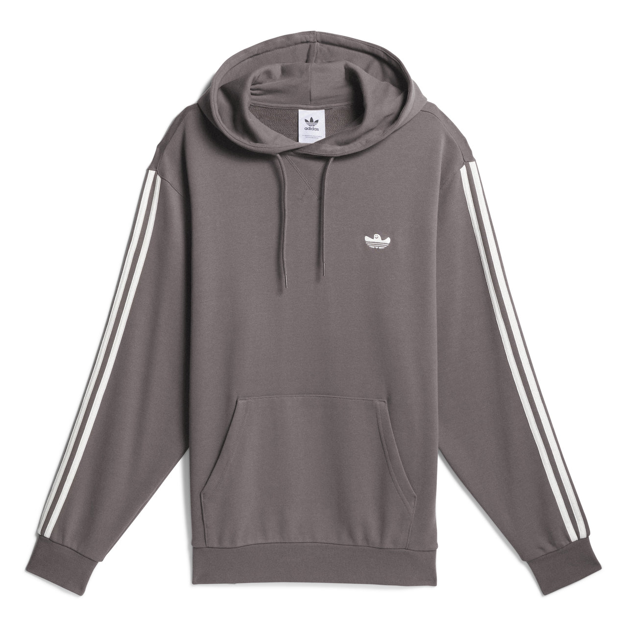 ADIDAS - SHMOOFOIL FEATHERWEIGHT HOODIE - CHARCOAL / WHITE