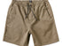 VOLCOM - BOYS YOUTH FRICKIN ELASTIC WAIST 15" SHORTS - KHAKI