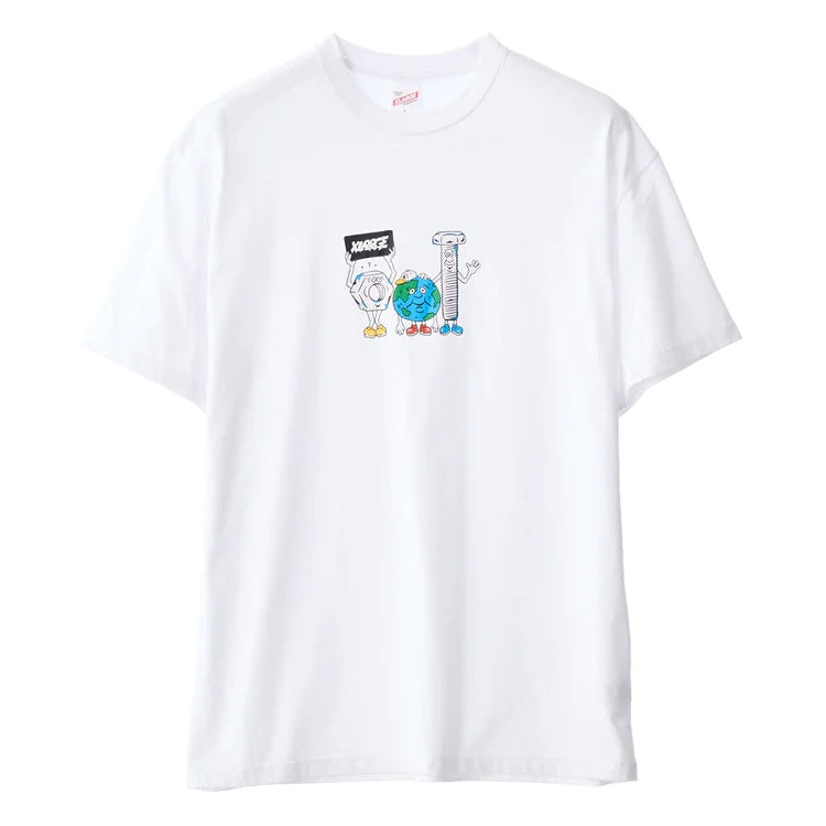 XLARGE - TRIO SS TEE - SOLID WHITE