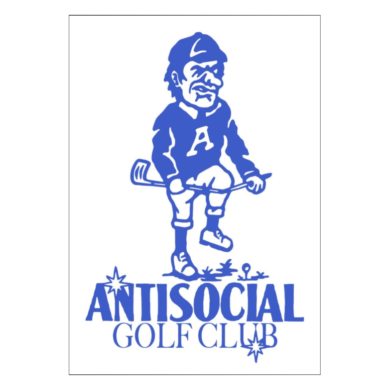 ANTISOCIAL - GOLF CLUB STICKER