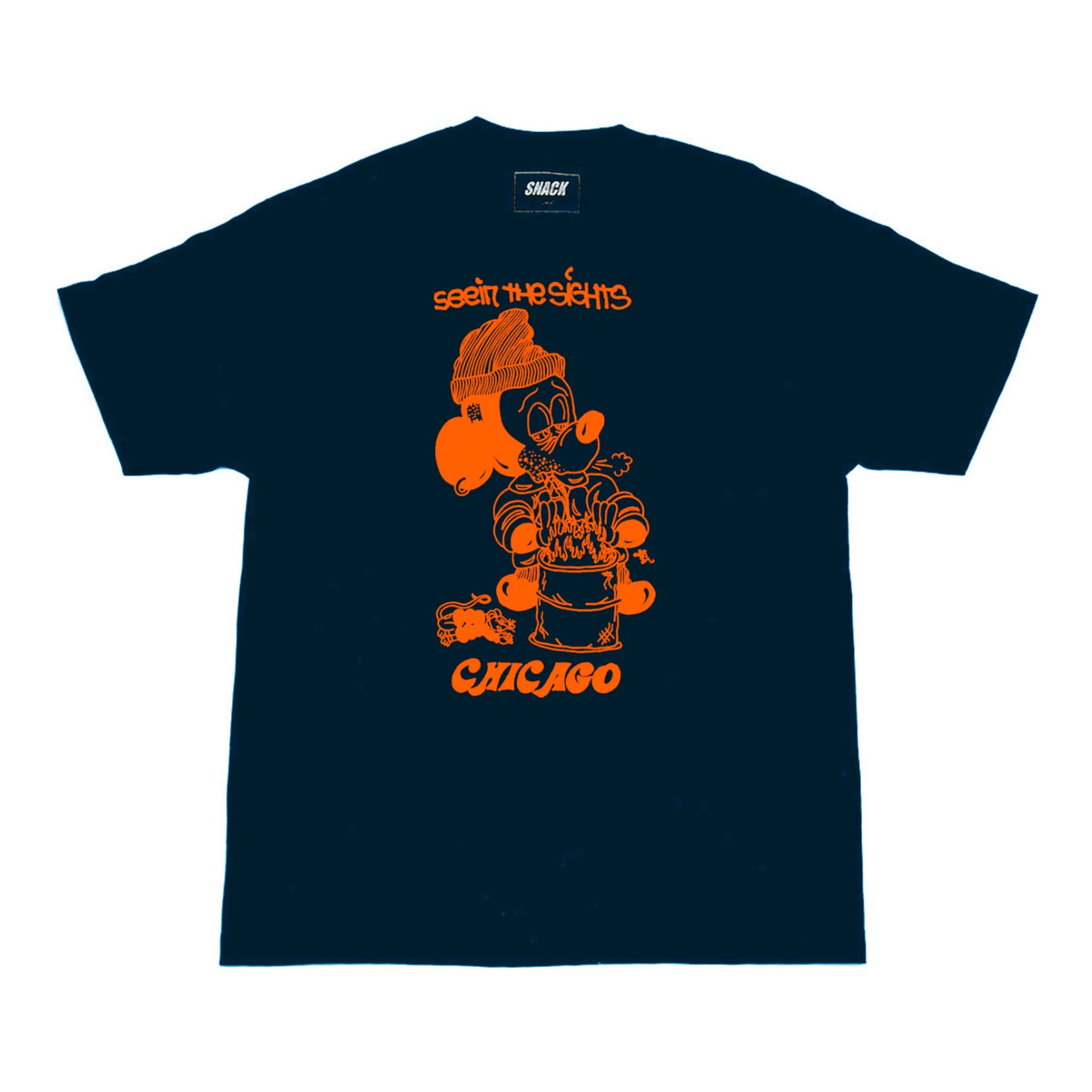 SNACK - SEEIN THE SIGHTS CHICAGO TEE - NAVY