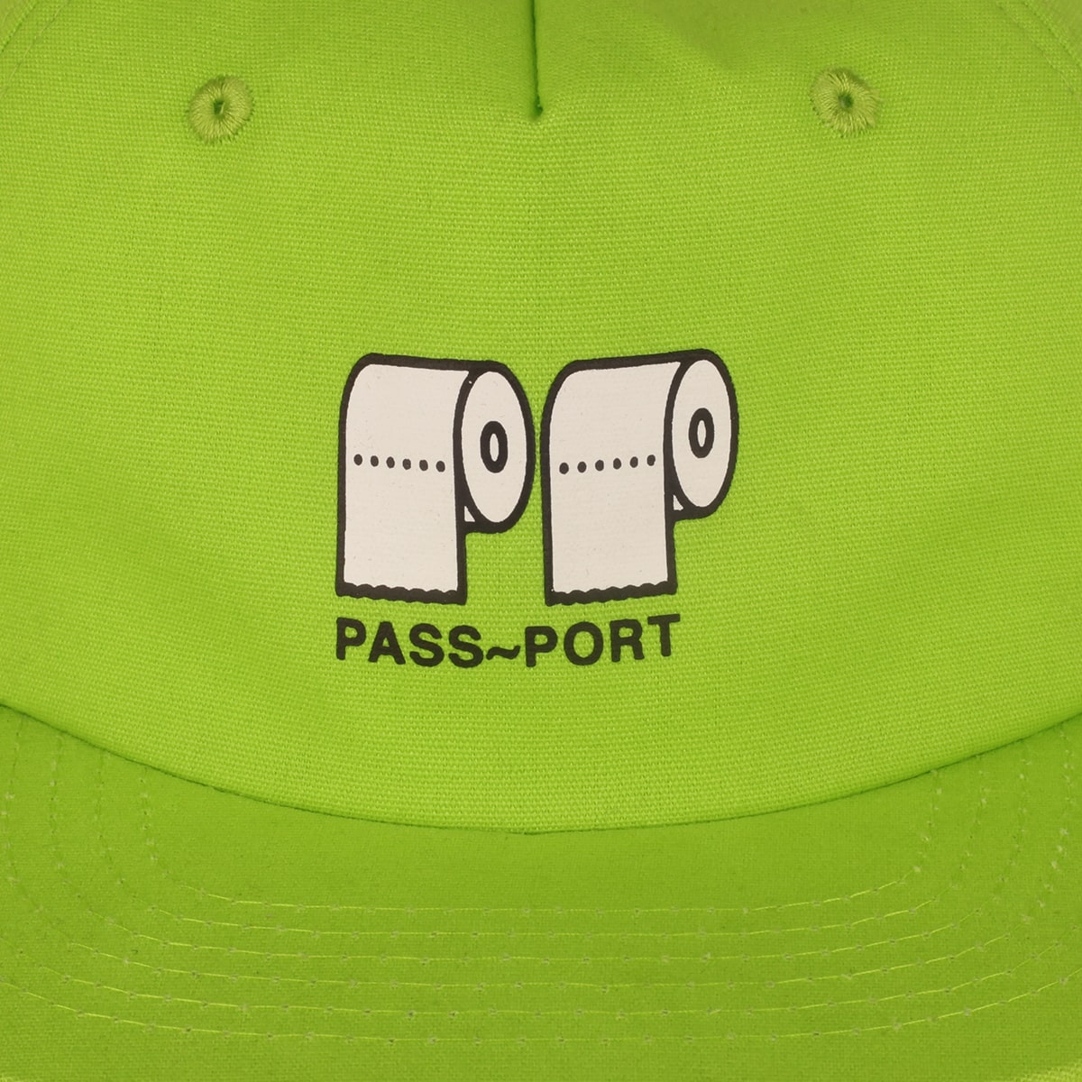 PASS~PORT - "POO~POO" CAP - LIME - Antisocial Collective