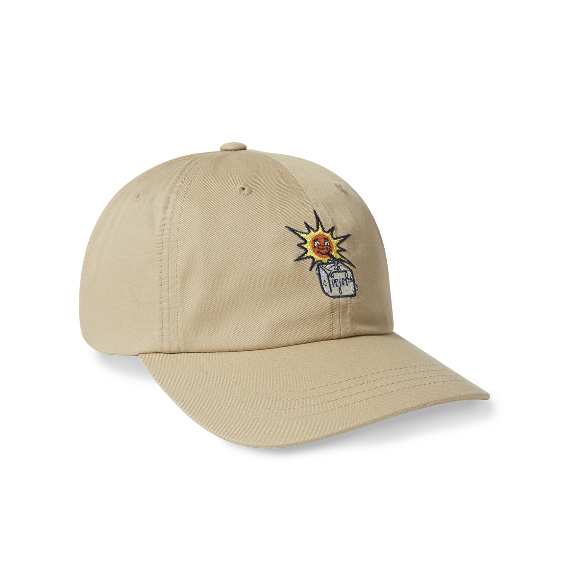 HUF - SIPPIN' SUN CURVED VISOR 6-PANEL HAT - CLAY