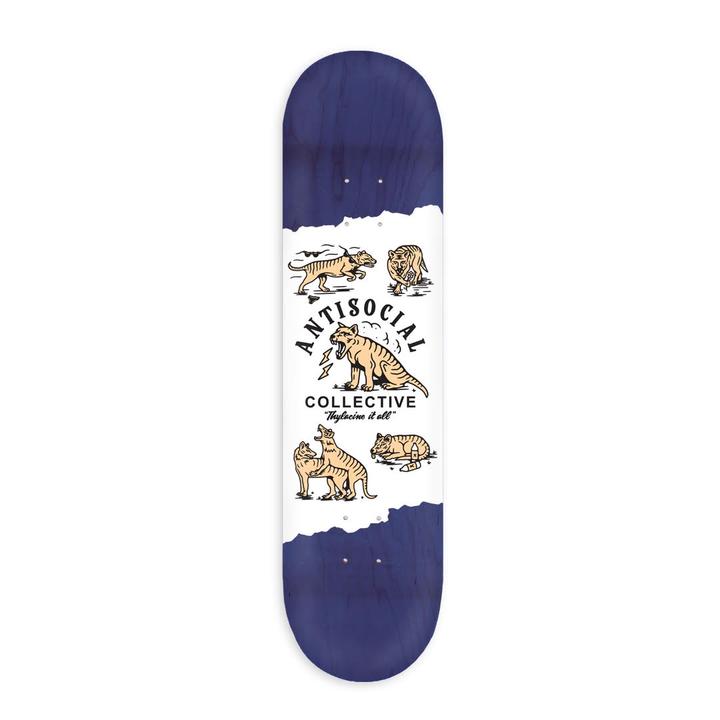 ANTISOCIAL - "THYLACINE IT ALL" DECK - 8" - Antisocial Collective